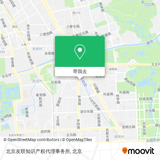 北京友联知识产权代理事务所地图