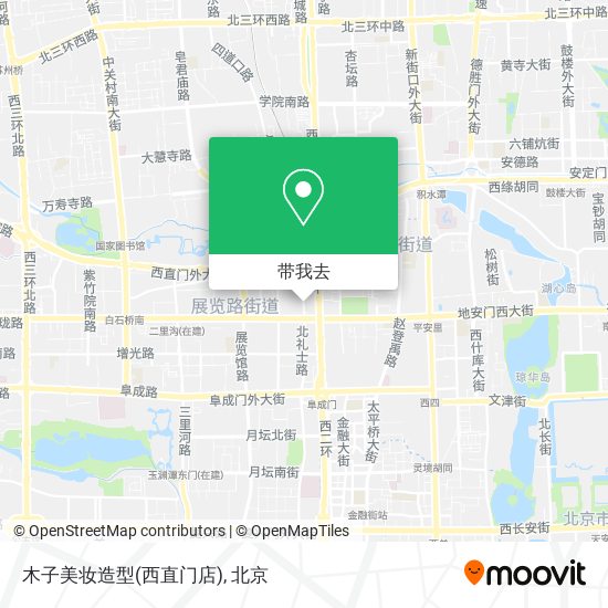 木子美妆造型(西直门店)地图