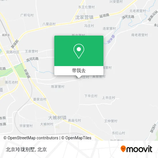 北京玲珑别墅地图