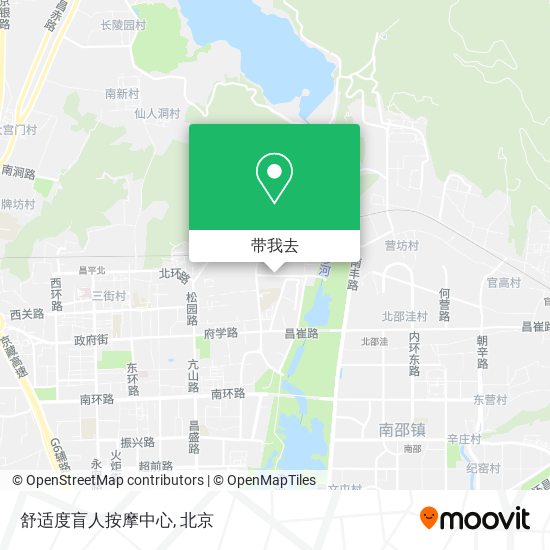 舒适度盲人按摩中心地图