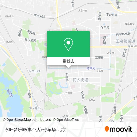 永旺梦乐城(丰台店)-停车场地图