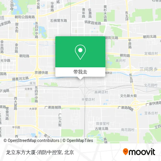 龙立东方大厦-消防中控室地图