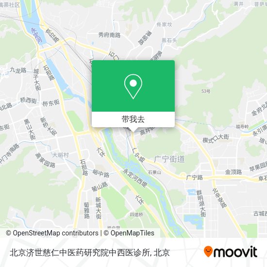 北京济世慈仁中医药研究院中西医诊所地图