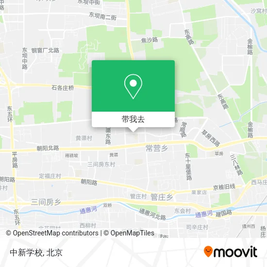 中新学校地图