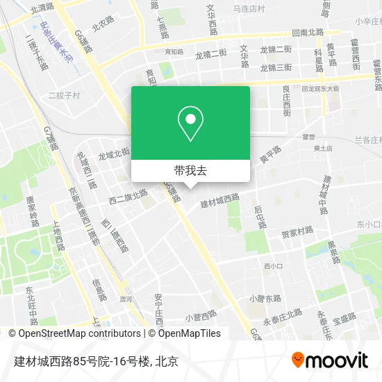 建材城西路85号院-16号楼地图