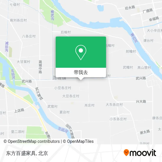 东方百盛家具地图