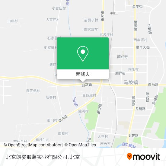 北京朗姿服装实业有限公司地图