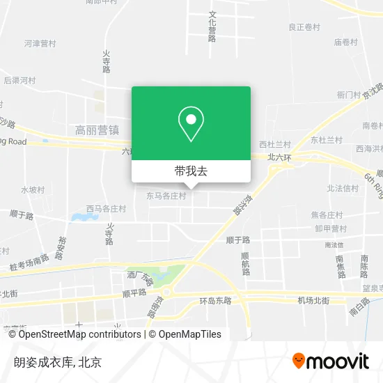 朗姿成衣库地图