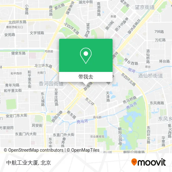 中航工业大厦地图