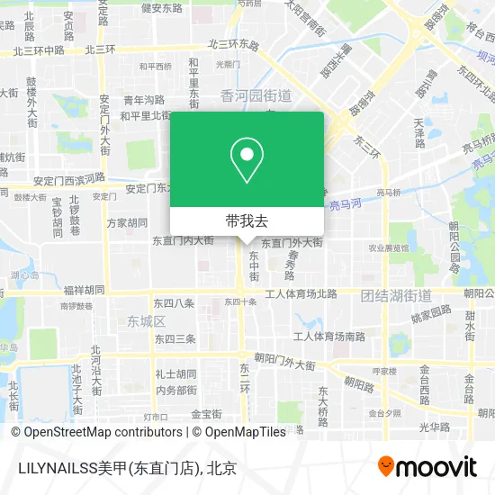 LILYNAILSS美甲(东直门店)地图