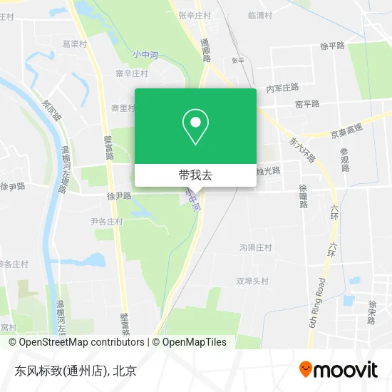 东风标致(通州店)地图