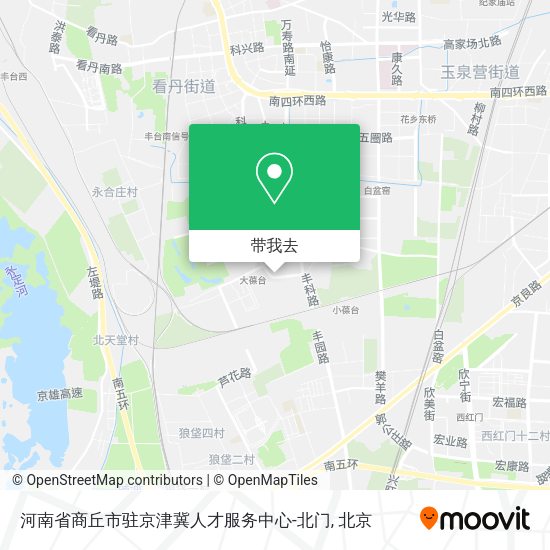 河南省商丘市驻京津冀人才服务中心-北门地图