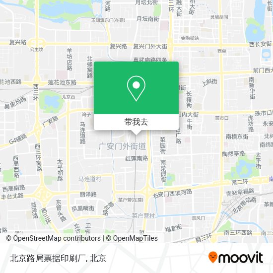 北京路局票据印刷厂地图