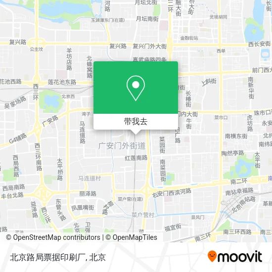 北京路局票据印刷厂地图
