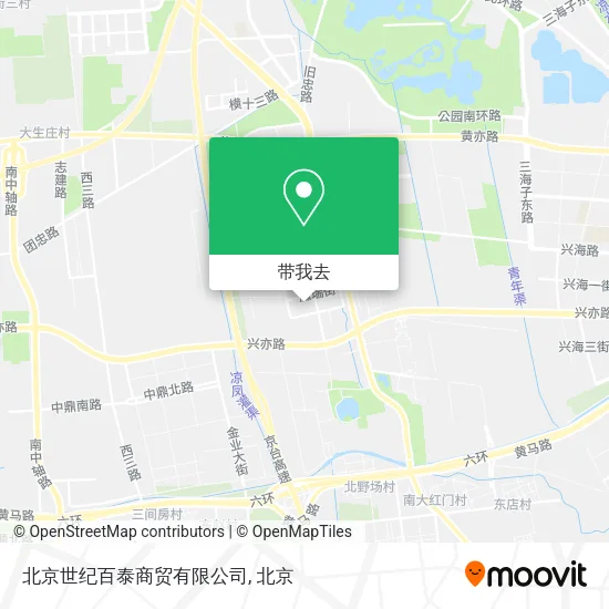 北京世纪百泰商贸有限公司地图
