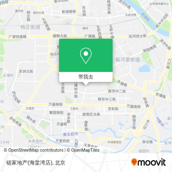 链家地产(海棠湾店)地图