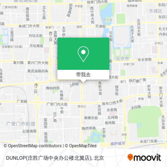 DUNLOP(庄胜广场中央办公楼北翼店)地图