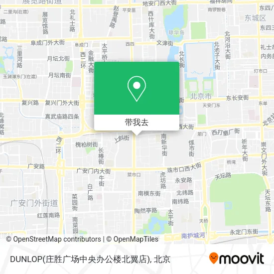 DUNLOP(庄胜广场中央办公楼北翼店)地图