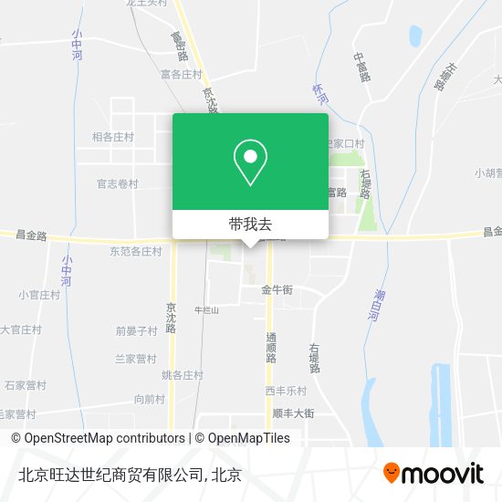 北京旺达世纪商贸有限公司地图