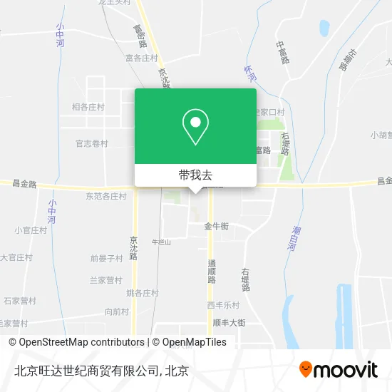 北京旺达世纪商贸有限公司地图