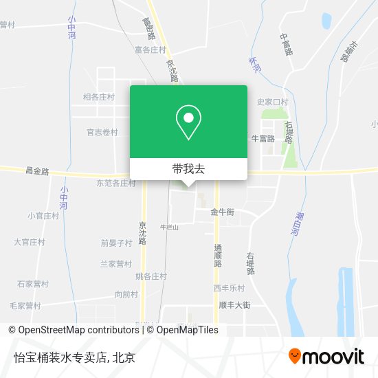 怡宝桶装水专卖店地图