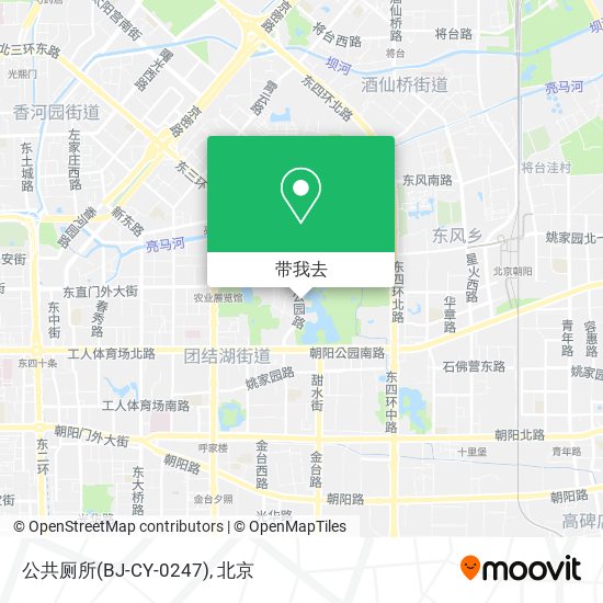 公共厕所(BJ-CY-0247)地图