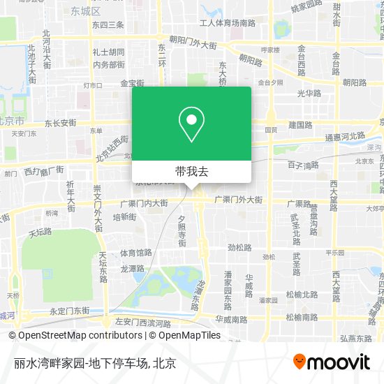 丽水湾畔家园-地下停车场地图