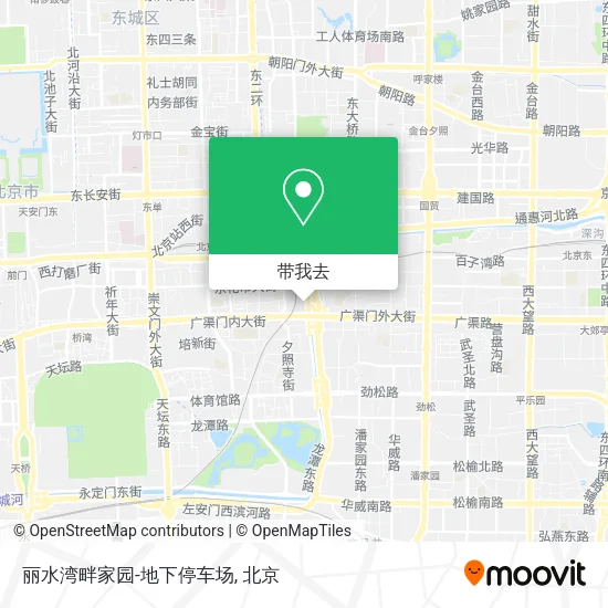 丽水湾畔家园-地下停车场地图