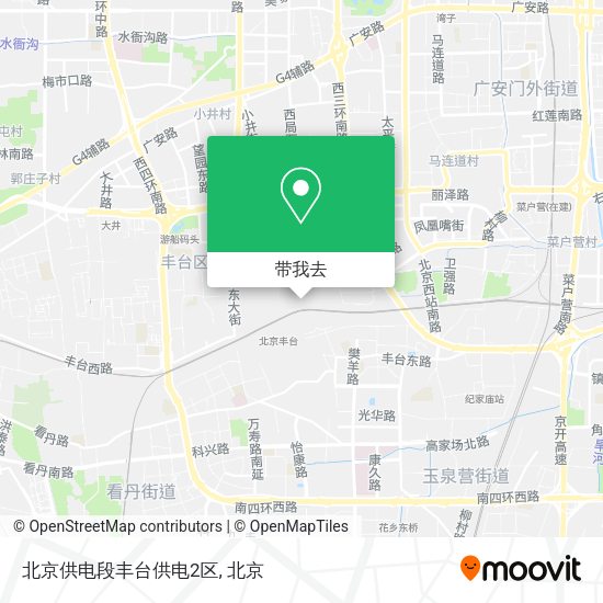 北京供电段丰台供电2区地图