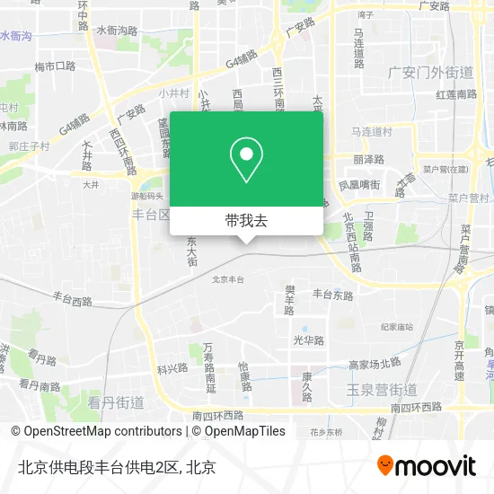 北京供电段丰台供电2区地图