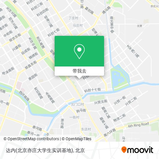 达内(北京亦庄大学生实训基地)地图