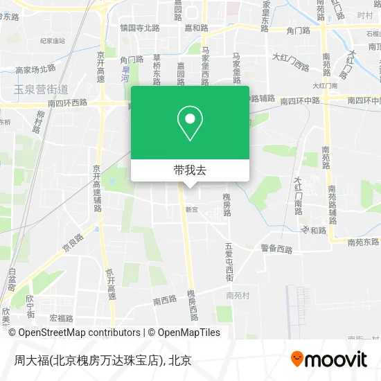 周大福(北京槐房万达珠宝店)地图
