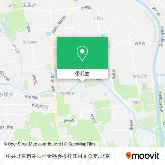 中共北京市朝阳区金盏乡楼梓庄村党总支地图