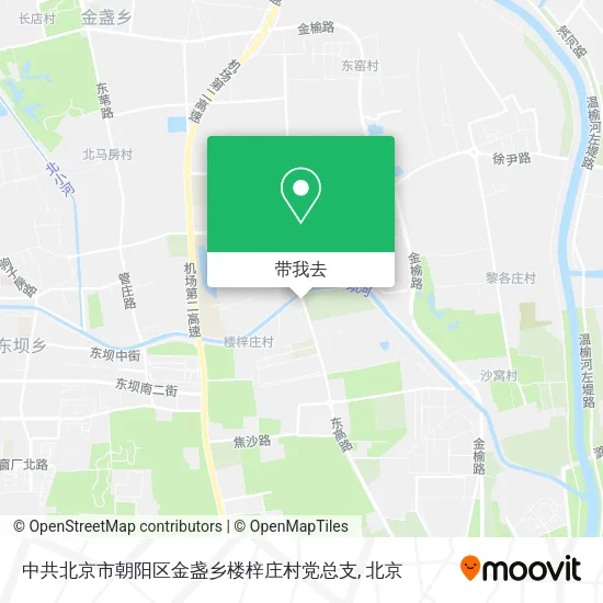 中共北京市朝阳区金盏乡楼梓庄村党总支地图