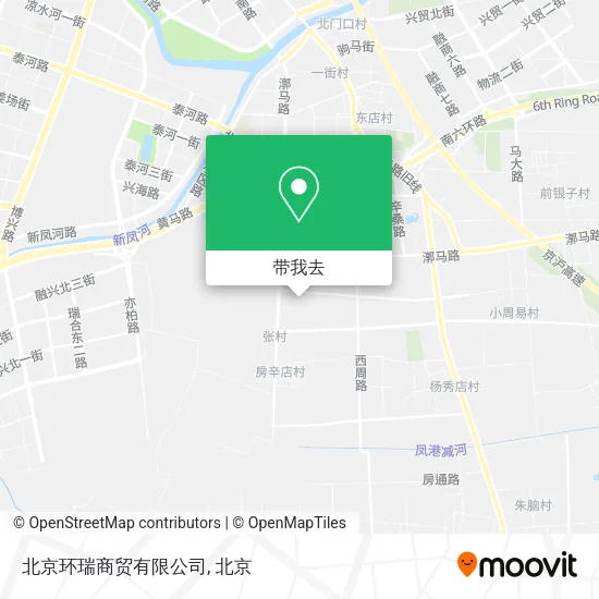 北京环瑞商贸有限公司地图