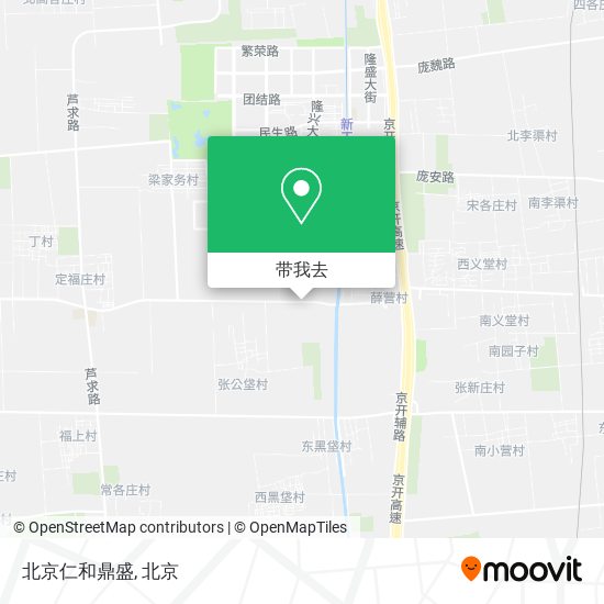 北京仁和鼎盛地图