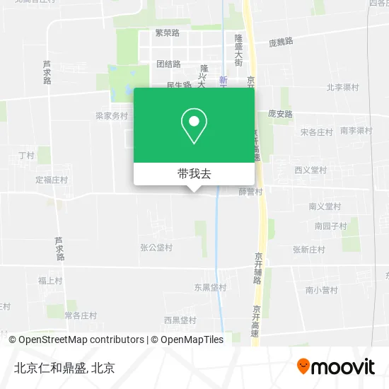 北京仁和鼎盛地图