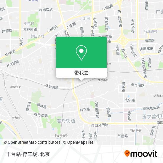 丰台站-停车场地图