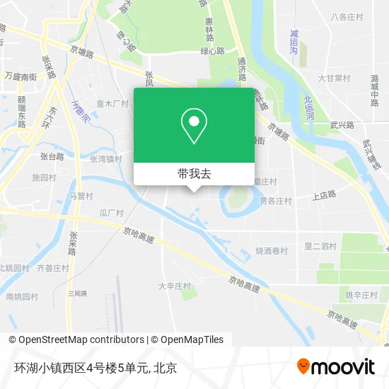 环湖小镇西区4号楼5单元地图