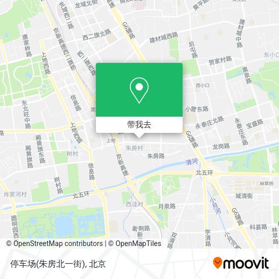 停车场(朱房北一街)地图