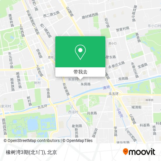 橡树湾3期(北1门)地图