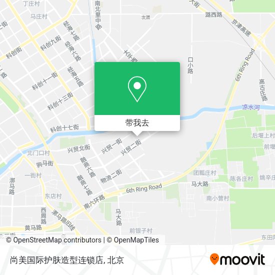 尚美国际护肤造型连锁店地图