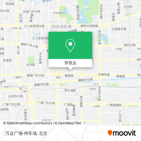 万达广场-停车场地图