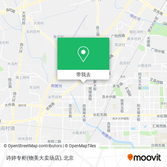 诗婷专柜(物美大卖场店)地图