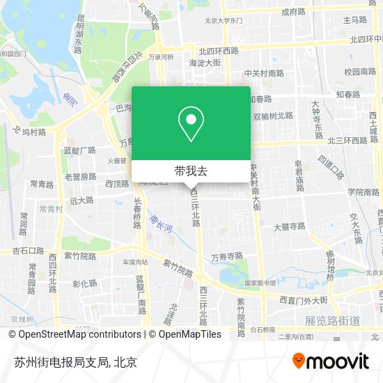 苏州街电报局支局地图