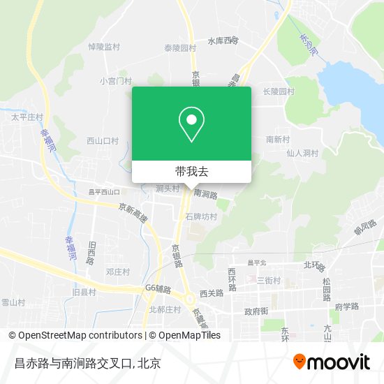 昌赤路与南涧路交叉口地图