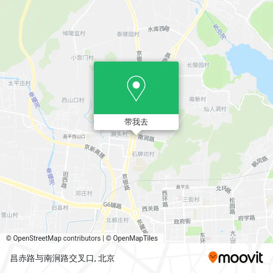 昌赤路与南涧路交叉口地图