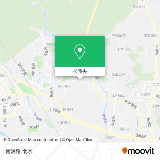 南涧路地图