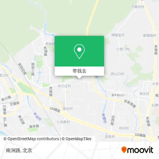 南涧路地图
