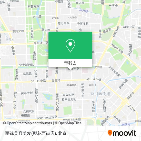 丽锦美容美发(樱花西街店)地图